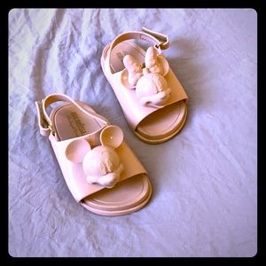 Mini Melissa Toddler Girl Sandals size 6